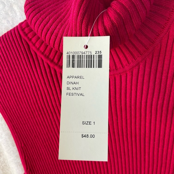 Chico’s Apparel Dinah Sleeveless Knit Festival; NWT; M/8 - Picture 10 of 13